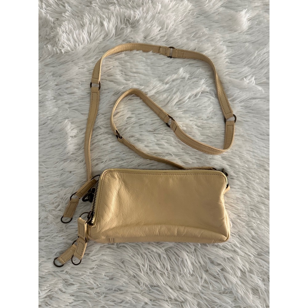Latico leather zippered crossbody bag